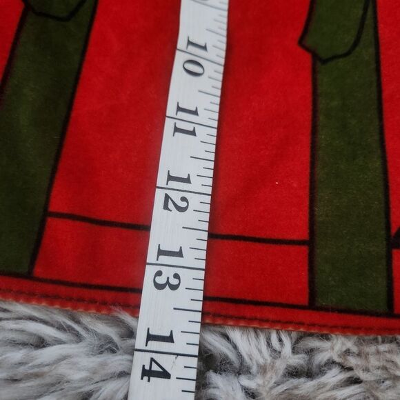 Roberta di Camerino‎ Vintage Velvet Trompe L'oeil Tote Bag Red, Green, and Blue - Picture 9 of 11